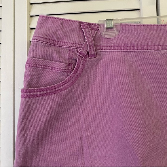 Lane Bryant Purple Cuffed Shorts Size 24 - Picture 2 of 5